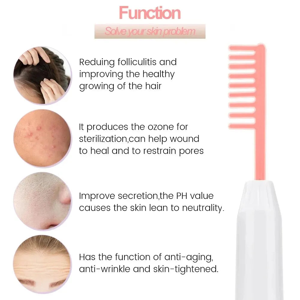 Skin Aura High Frequency 4-in-1  Facial Wand